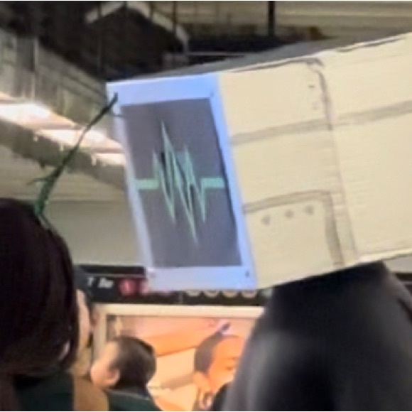 Home-made Karen the Computer SpongeBob costume - Picture 2 of 4